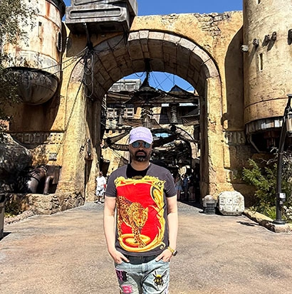 میثم شکری ساز در تعطیلات